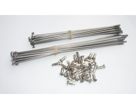 KOLO 19´´ BUBEN - VÝPLET - VÝPLET (36KS DRÁTY NEREZ + 36KS MATICE NIKL) - (ČZ 125, 150 C ZADNÍ KOLO)